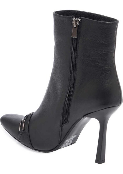 Siyah Hakiki Deri Kadın Klasik Bot - K23K1BT66934-A23 modelleri