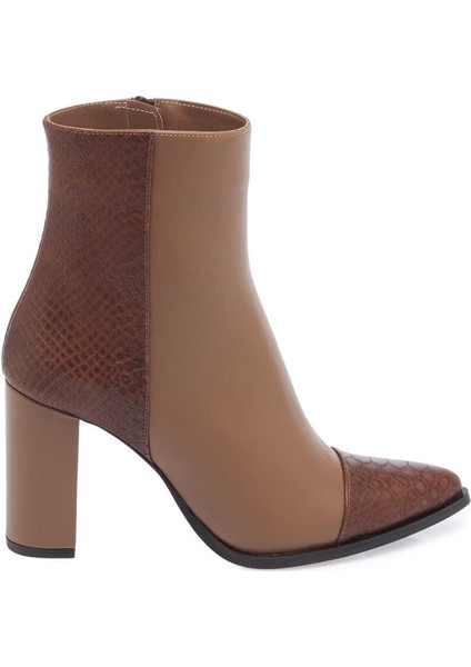 Kahve Hakiki Deri Kadın Klasik Bot - K23K1BT67059-I0A indirimleri
