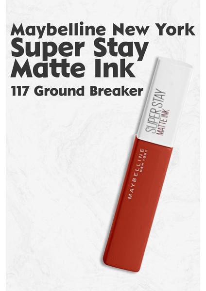 Maybelline New York Maybelline Super Stay Matte Ink 117 Ground Breaker