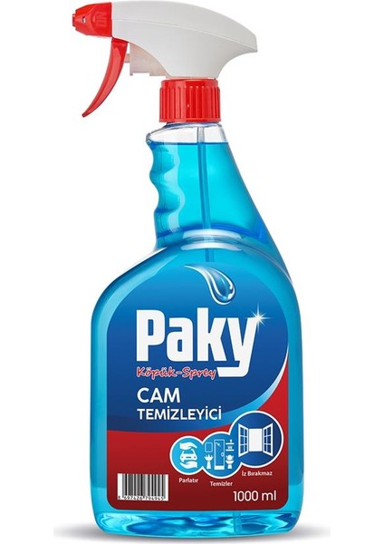 PAKY Cam Temizlik Köpüğü Trigger Sprey 1000 ml