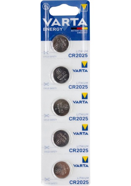 CR2025 3 Volt Lityum Pil 5li Paket (81)