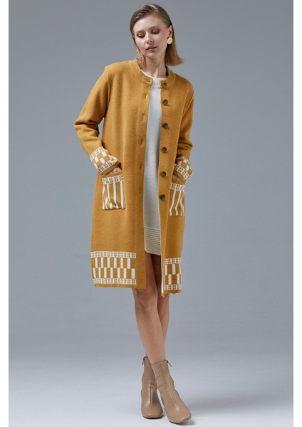 Kalın Dolu Iğne Uzun Triko Hırka - Güneş fiyatları