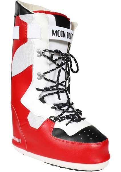 Moon Boot High Sneaker Boot Red Kırmızı Kadın Kar Botu 14028300-003