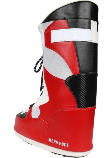 Moon Boot High Sneaker Boot Red Kırmızı Kadın Kar Botu 14028300-003