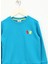 Kabartma Erkek Çocuk Turkuaz Sweatshırt HRBTXT300 Haribo Çocuk Sweatshirt 4