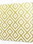 Cam Kesme Tahtası Kare Gold Geometrik Desenli 30X30 cm 5