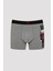 Erkek New Year Gri Melanj Boxer 2