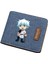 Japonya Anime Gintama Cüzdan Erkek Kadın Kısa Baskı Carteira Bifold Cüzdan Gençler Öğrenci Kanvas Cüzdan Çocuklar Para Kartı Çanta (Yurt Dışından) 5