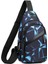 Erkekler Için Omuz Crossbody Çanta Kısa Seyahat Messenger Göğüs Çantası Işık Açık Spor Rekreasyon Severler Tek Omuz Çantası (Yurt Dışından) 1