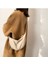 Küçük Çanta Kadın Çanta 2023 Yeni Moda Trend Kore Omuz Çanta Messenger Çanta Katı Renk Öğrenci Sanat Yarım Yuvarlak Çanta (Yurt Dışından) 4