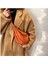 Küçük Çanta Kadın Çanta 2023 Yeni Moda Trend Kore Omuz Çanta Messenger Çanta Katı Renk Öğrenci Sanat Yarım Yuvarlak Çanta (Yurt Dışından) 4