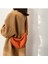 Küçük Çanta Kadın Çanta 2023 Yeni Moda Trend Kore Omuz Çanta Messenger Çanta Katı Renk Öğrenci Sanat Yarım Yuvarlak Çanta (Yurt Dışından) 3