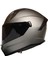 M-910 Mat Gri Güneş Vizörlü Kask (Siyah Camlı) 1