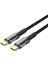 Type-C To Type-C Pd Şarj ve Data Kablo Wiwu WI-C016 Geek Serisi 100W 1.2 Metre Siyah 3