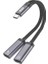 Type-C Şarj ve Ses Dönüştürücü Go Des GD-UC311 Type-C 2in1 Kablo Siyah 1