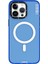 Apple iPhone 15 Pro Max Uyumlu Magsafe Şarj Özellikli Youngkit Crystal Color Serisi Kılıf Mavi 2