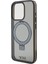 Apple iPhone 15 Pro Tumı Lisanslı Magsafe Özellikli Pc Tpu Metal Logolu Ring Standlı Siyah 3