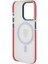 Apple iPhone 15 Pro Uyumlu Ferrari Lisanslı Magsafe Özellikli Kontrast Bumper Sf Ring Kırmızı 3