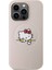 Apple iPhone 15 Pro Hello Kitty Lisanslı Magsafe Özellikli Baskı Logolu Uyuyan Kitty Deri Pembe 2
