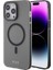 Apple iPhone 15 Pro Max Uyumlu Tumı Lisanslı Magsafe Şarj Özellikli Buzlu Mat Kılıf Siyah 1