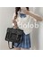Yeni Postacı Çantası Kadın Kolej Tarzı Üniforma Çanta Okul Çantası Büyük Kapasiteli Sırt Çantası Crossbody Işe Gidiş Çantası (Yurt Dışından) 4