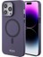 Apple iPhone 15 Pro Max Uyumlu Tumı Lisanslı Magsafe Şarj Özellikli Buzlu Mat Kılıf Mor 1