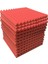 12X12 Inç Ses Yalı Paneli Kendinden Yapışkanlı Kırmızı (Yurt Dışından) 1
