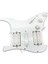 Pickguard Scratch Plate Profesyonel Gitar Yedek Parçalarının Yerini Alır Beyaz (Yurt Dışından) 2