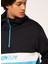 Siyah - Mavi Erkek Kapüşonlu Baskılı Sweatshirt FOA404727 Tnp Nose Grab Softshell H 4