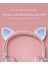 Kedi Kulakları Kablosuz Bluetooth Kulaklık Kulaklık Çizgi Film (Yurt Dışından) 5