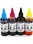 Epson L120 Uyumlu Gıda Mürekkebi 4X100 ml 1