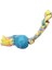 Puppy Toys Diş İpli Kauçuk Top Yavru Köpek Oyuncağı Mavi 36 Cm 1