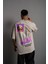 Unisex Dabıl Oversize Ribanalı Bisiklet Yaka Want Dijital Baskılı Penye T-Shirt 1