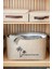 Jüt Kapaklı Dolap Içi Organizer Takı, Makyaj, Banyo, Ofis Düzenleyici Saklama Kutusu 35X26X15 cm 3