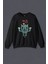 Sweatshirt Sevimli Canavar Retro Monster Daft Punk 90LAR Baskılı Sweat 1