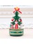 Noel Süslemeleri Noel Ahşap Dönen Müzik Kutusu Kırmızı (Yurt Dışından) 2