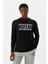 Erkek T-Shirt Uzun Kollu Siyah M500228 1