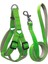 Gezdirme Kayışlı Dokuma Köpek Göğüs Tasma Seti 52*73-110 cm Neon Yeşil 1