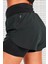 Eclipse Flex 2 In 1 Running Shorts Taytlı Koşu Antrenman Şortu Siyah 3