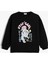Anime Baskılı Sweatshirt Bisiklet Yaka Şardonlu 1