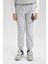Erkek Çocuk Beli Bağcıklı Lastikli Paça Cepli Baskılı Gri Jogger Eşofman Altı B6142A824SP 4