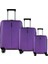 Ççs 5224 Mor Polipropilen Valiz Seti - Lier 1