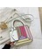 Kadınlar Için Moda Kontrast Renkli Dikiş Kontrast Renkli Tek Omuz Crossbody Çanta Moda Çanta (Yurt Dışından) 1
