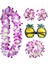 Hawaiian Kolye Kostüm Seti Plaj Yetişkinler Için Cosplay Luau Etkinlik Aksesuarı Menekşe (Yurt Dışından) 2