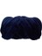 Chunky Yarn Süper Yumuşak Tüp Iplik Tüp Kol Örgüsü Için Hacimli Dev Iplik, Lacivert (Yurt Dışından) 2
