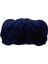Chunky Yarn Süper Yumuşak Tüp Iplik Tüp Kol Örgüsü Için Hacimli Dev Iplik, Lacivert (Yurt Dışından) 4