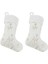 Peluş Kar Tanesi Noel Çorap Noel Hediyesi Çorap Çocuk Çorap (Yurt Dışından) 1
