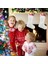 Peluş Kar Tanesi Noel Çorap Noel Hediyesi Çorap Çocuk Çorap (Yurt Dışından) 3