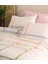 Puff Nakışlı Çift Kişilik Nevresim Takımı Insula Pudra 5