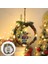 Noel Çelengi Yaşlı Adam Kardan Adam Pencere Kapı Tokmağı Noel Ağacı Kolye Noel Atmosferi Dekorasyon Işık Dize (Yurt Dışından) 1